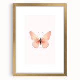 Soft Pastel Butterfly Print - Children's Wall Decor