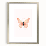 Soft Pastel Butterfly Print - Children's Wall Decor