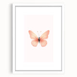 Soft Pastel Butterfly Print - Children's Wall Decor
