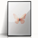 Soft Pastel Butterfly Print - Children's Wall Decor