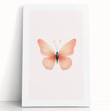 Soft Pastel Butterfly Print - Children's Wall Decor
