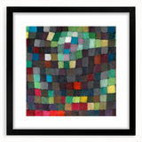 Modern Wall Art - Vibrant Abstract Grid - Colorful May Picture Print