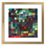 Modern Wall Art - Vibrant Abstract Grid - Colorful May Picture Print
