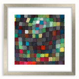 Modern Wall Art - Vibrant Abstract Grid - Colorful May Picture Print