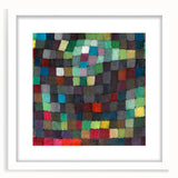 Modern Wall Art - Vibrant Abstract Grid - Colorful May Picture Print