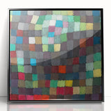 Modern Wall Art - Vibrant Abstract Grid - Colorful May Picture Print