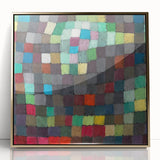 Modern Wall Art - Vibrant Abstract Grid - Colorful May Picture Print