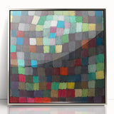 Modern Wall Art - Vibrant Abstract Grid - Colorful May Picture Print