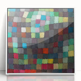 Modern Wall Art - Vibrant Abstract Grid - Colorful May Picture Print