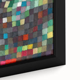 Modern Wall Art - Vibrant Abstract Grid - Colorful May Picture Print