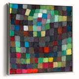 Modern Wall Art - Vibrant Abstract Grid - Colorful May Picture Print