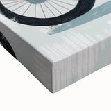 Children's Room Decor - Bear on Bicycle Playroom Wall Art