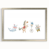 Whimsical Circus Nursery Wall Art - Kids Room Prints & Decor