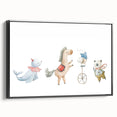 Whimsical Circus Nursery Wall Art - Kids Room Prints & Decor