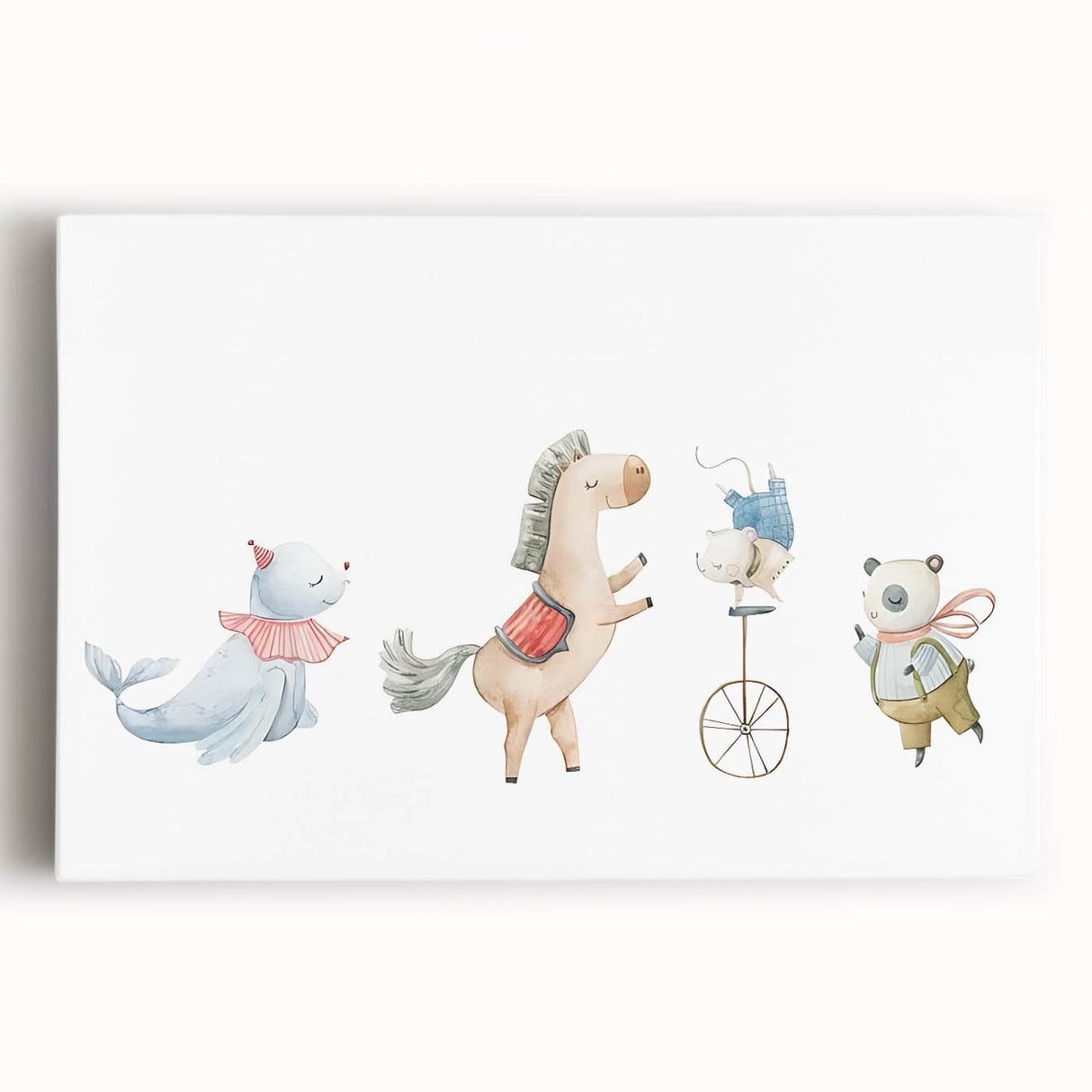 Whimsical Circus Nursery Wall Art - Kids Room Prints & Decor