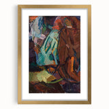 Modern Wall Art - Abstract Sketch After Delacroix in Vibrant Brushstrokes