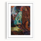 Modern Wall Art - Abstract Sketch After Delacroix in Vibrant Brushstrokes