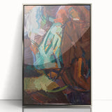 Modern Wall Art - Abstract Sketch After Delacroix in Vibrant Brushstrokes