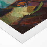 Modern Wall Art - Abstract Sketch After Delacroix in Vibrant Brushstrokes