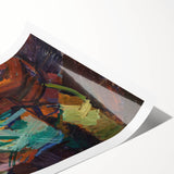 Modern Wall Art - Abstract Sketch After Delacroix in Vibrant Brushstrokes