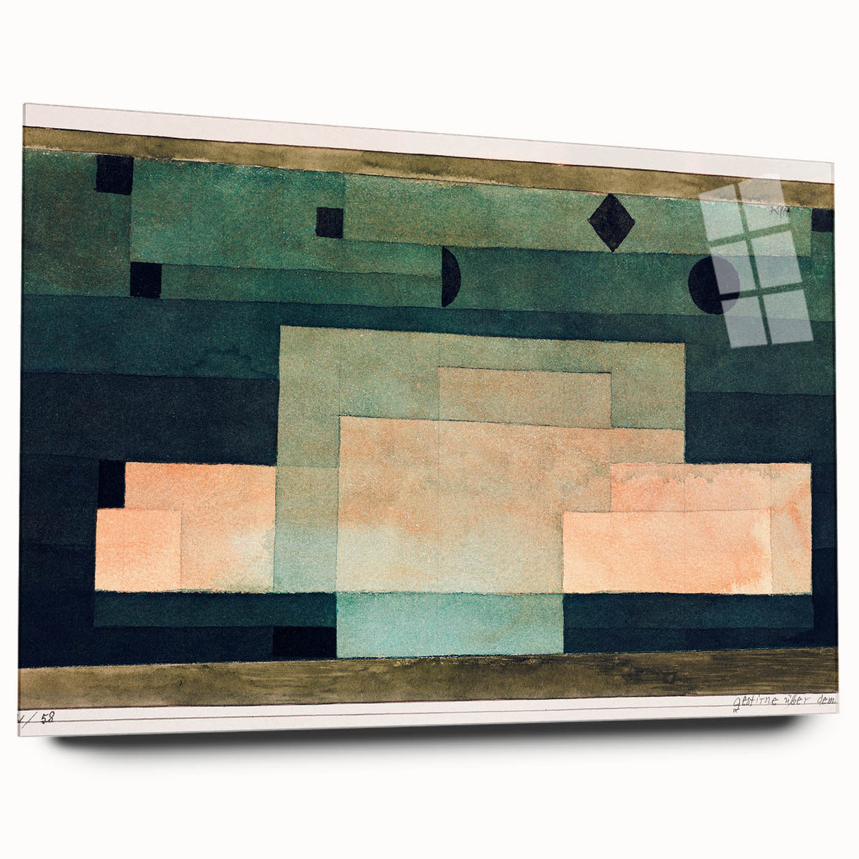 Modern Wall Art of Abstract Geometric Design - Contemporary Minimalism