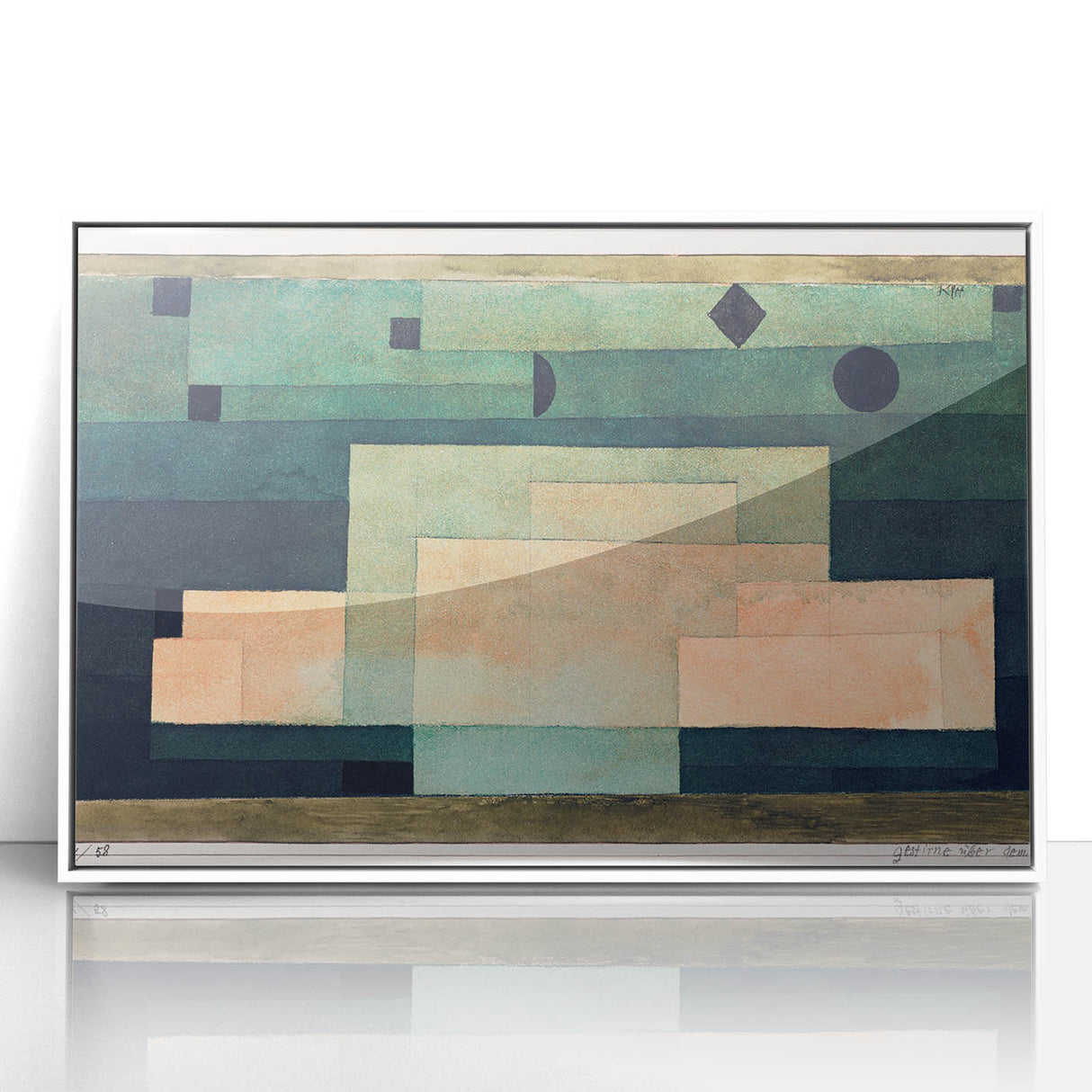Modern Wall Art of Abstract Geometric Design - Contemporary Minimalism