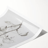 Black & White Rose Sketch Living Room Wall Art – Canvas Print