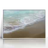 Coastal Serenity Office Wall Art – Tranquil Beach Wave Canvas