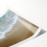 Coastal Serenity Office Wall Art – Tranquil Beach Wave Canvas