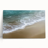 Coastal Serenity Office Wall Art – Tranquil Beach Wave Canvas