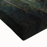 Close-up of vibrant abstract floral wall art on stretched canvas, showcasing intricate brushwork and vivid colors, perfect for modern home decor.