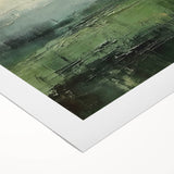 Abstract landscape wall art on rolled canvas, showcasing vibrant colors and fluid shapes, ideal for modern decor. Perfect for enhancing living spaces with a contemporary artistic touch.