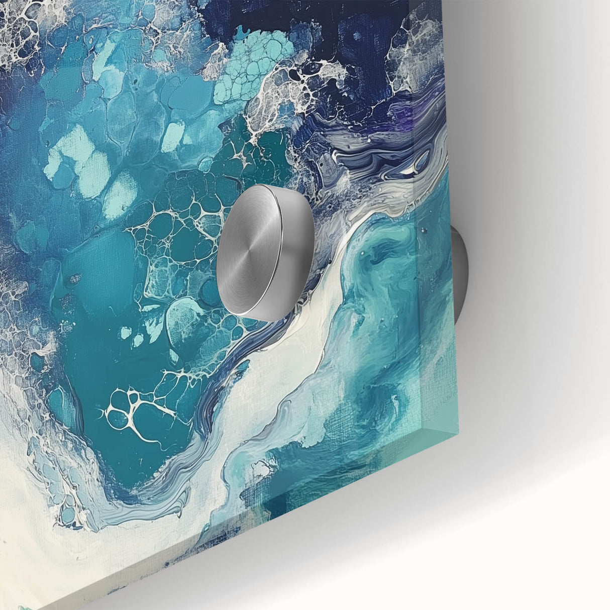 Colorful Abstract Wall Art – Oceanic Fluid Dreamscape