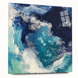 Colorful Abstract Wall Art – Oceanic Fluid Dreamscape