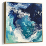 Colorful Abstract Wall Art – Oceanic Fluid Dreamscape