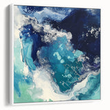 Colorful Abstract Wall Art – Oceanic Fluid Dreamscape