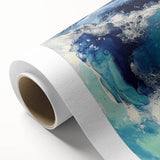 Colorful Abstract Wall Art – Oceanic Fluid Dreamscape