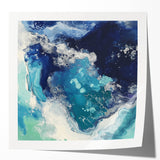 Colorful Abstract Wall Art – Oceanic Fluid Dreamscape