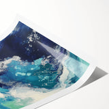 Colorful Abstract Wall Art – Oceanic Fluid Dreamscape