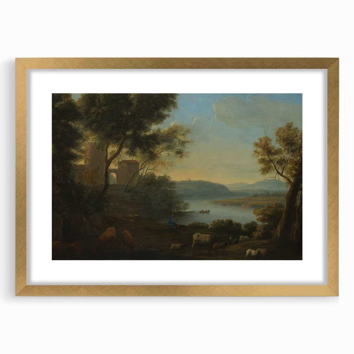 Antique Print for Classical Wall Decor