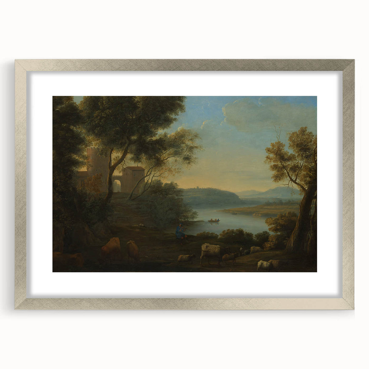 Antique Print for Classical Wall Decor