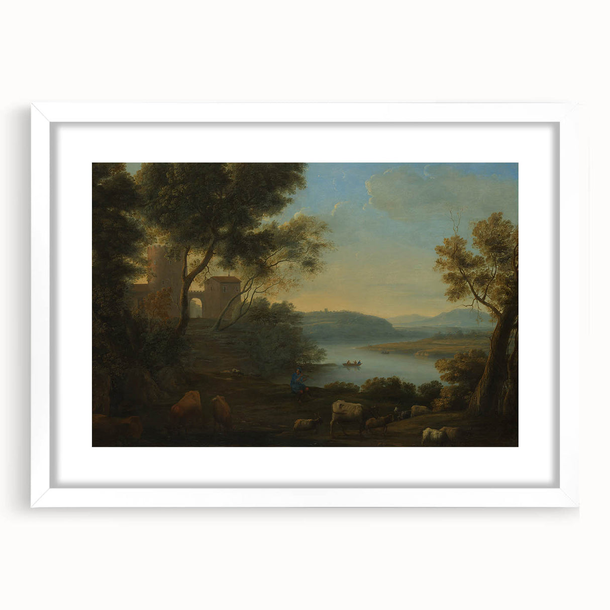 Antique Print for Classical Wall Decor