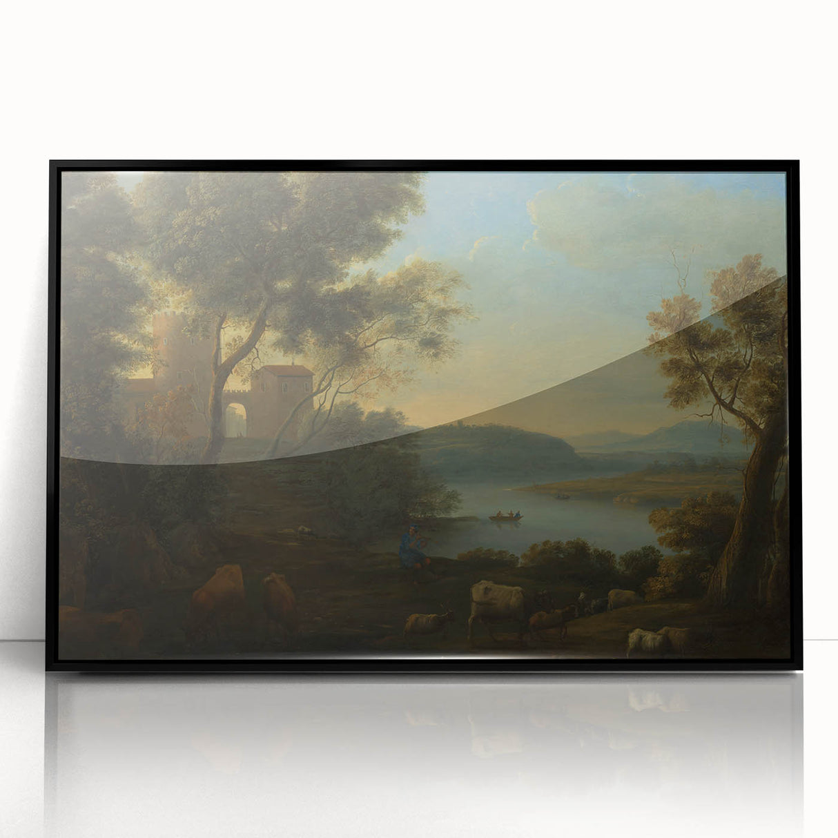 Antique Print for Classical Wall Decor