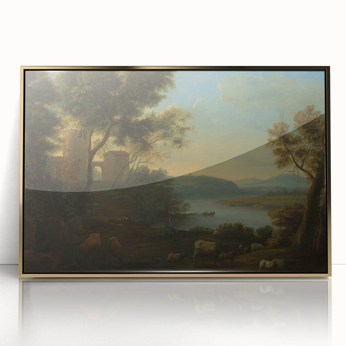 Antique Print for Classical Wall Decor