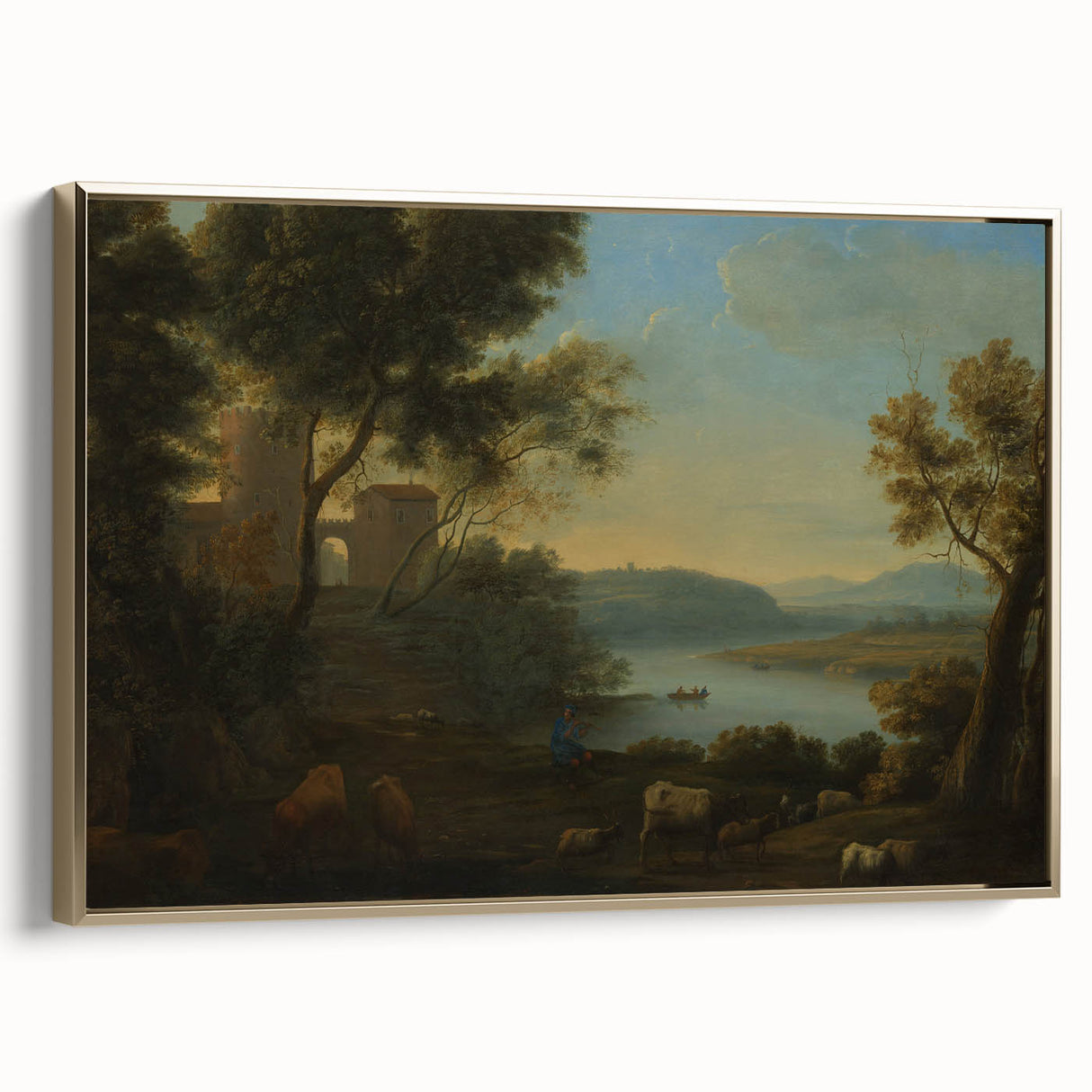 Antique Print for Classical Wall Decor