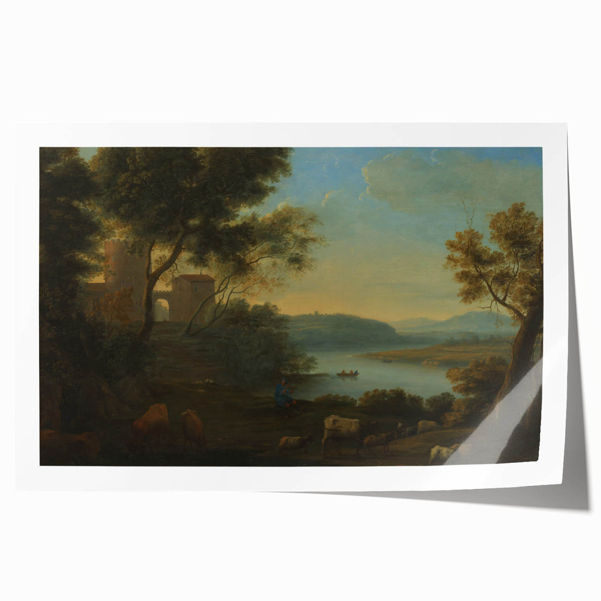Antique Print for Classical Wall Decor
