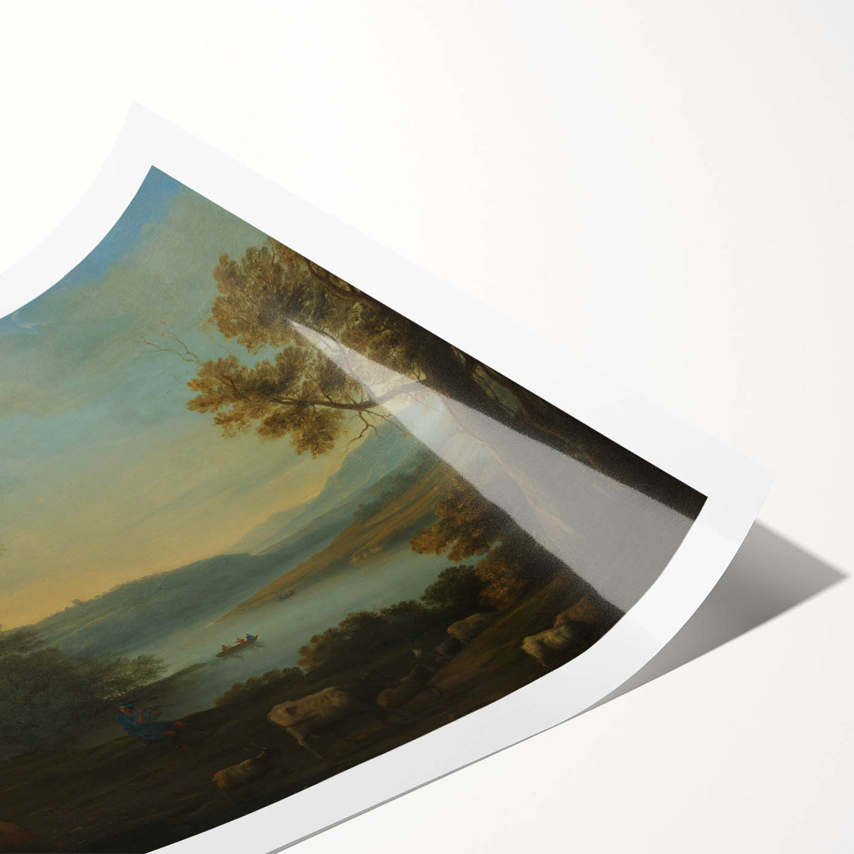 Antique Print for Classical Wall Decor