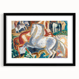 Horses in Landscape Painting | Expressionism by Leo Gestel