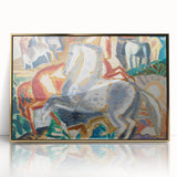 Horses in Landscape Painting | Expressionism by Leo Gestel