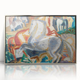Horses in Landscape Painting | Expressionism by Leo Gestel
